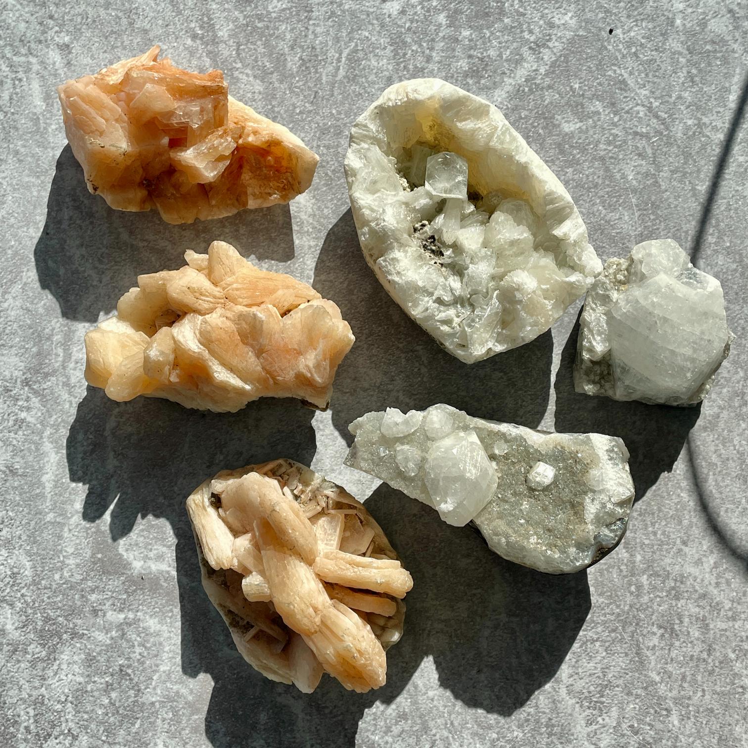 Apophyllite Cluster Box 10 Apophyllite Cluster Box 10